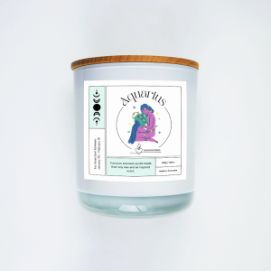 Zodiac 'Aquarius' Soy Candle