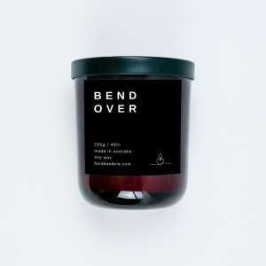 Cheeky Note 'Bend Over' Soy Candle