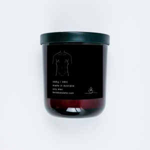 Cheeky Doodle 'Tasty Torso' Soy Candle