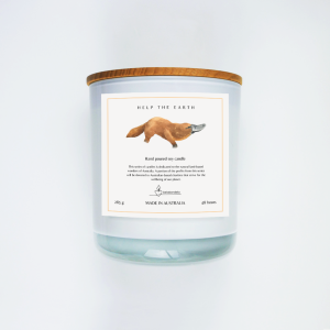 Help The Earth 'Platypus' Soy Candle